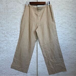 Boden Tan Linen Pants